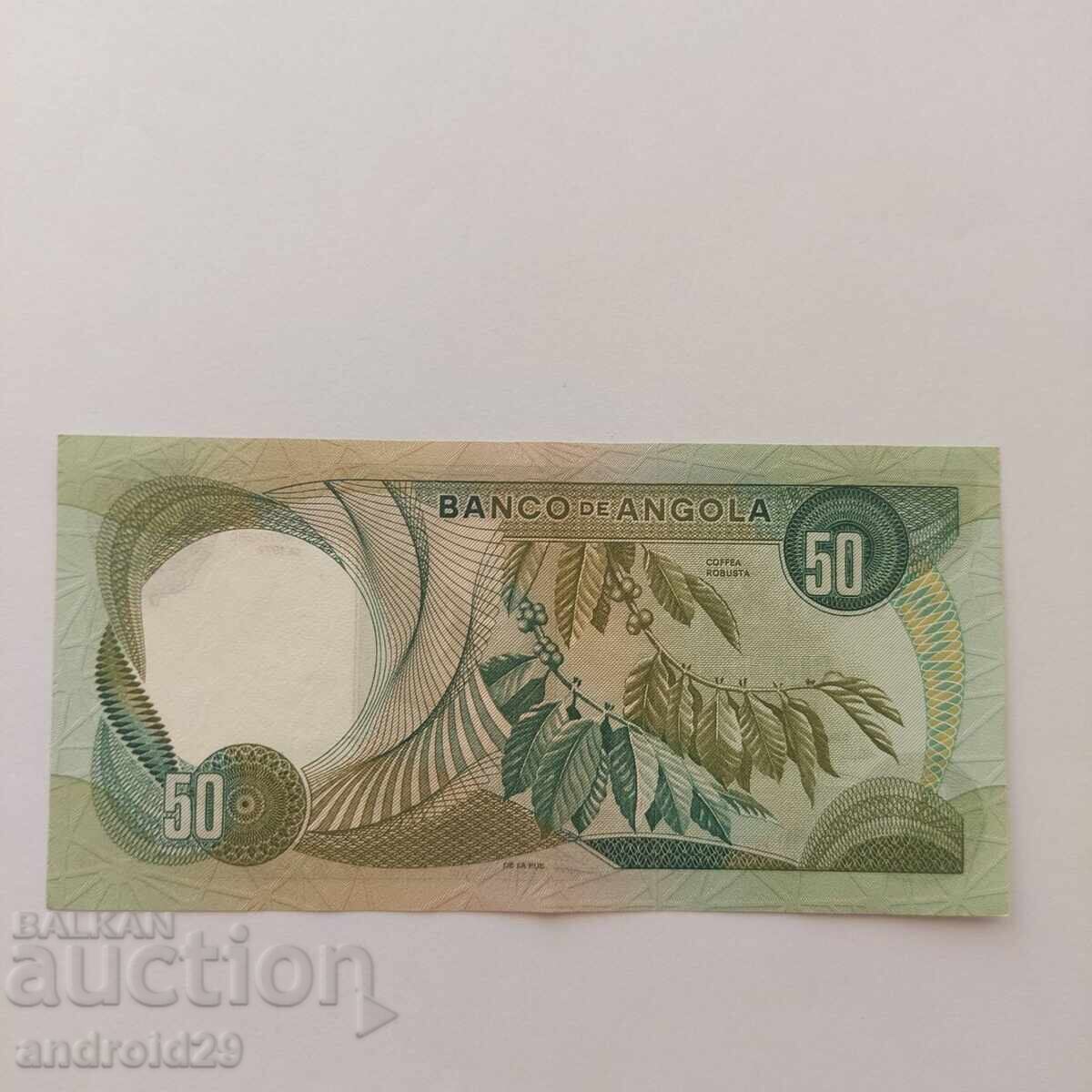 50 Escudos 1972 Angola „Marechal Carmona“- AU cu preț € 5.11 | 9.99 BGN