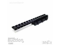 Bază adaptor de la șină de 11 la 20mm pentru optică/lungime 150mm