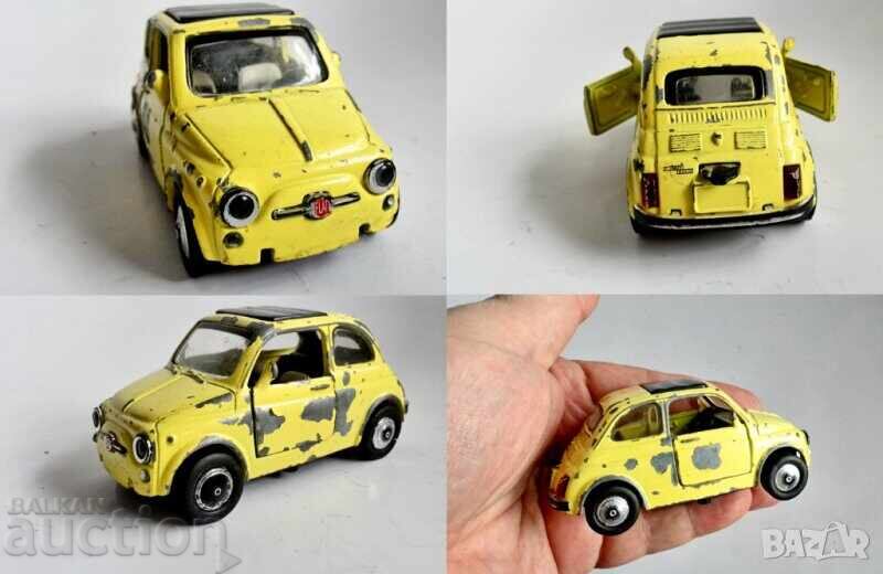 Παράδοση Μοντέλο αυτοκινήτου FIAT 500 F 1965 ΚΙΤΡΙΝΟ 1:32