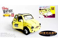 Model car REDUCED MODEL FIAT 500 F 1965 YELLOW 1:32