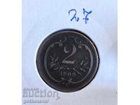 Austria 2 khelera 1909g