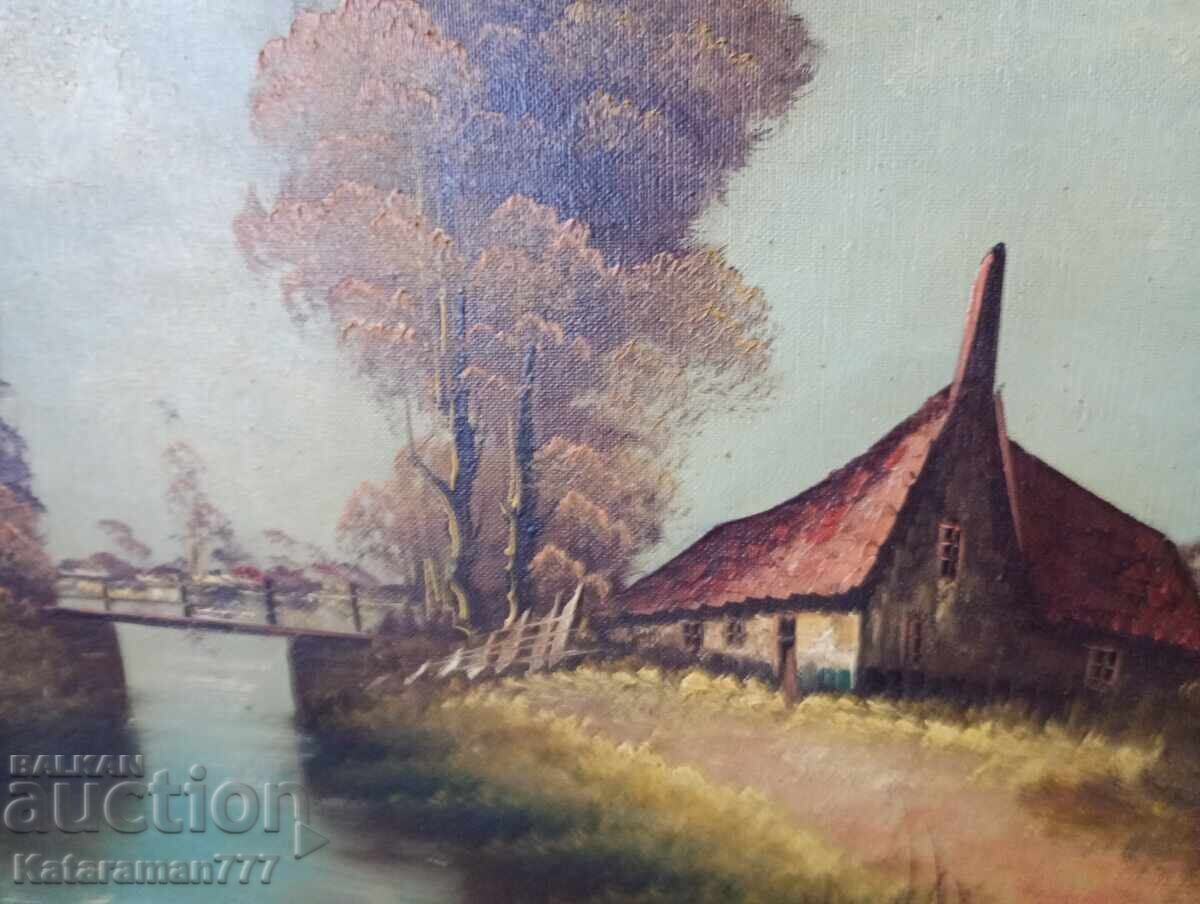 Auction  Oil painting on canvas!