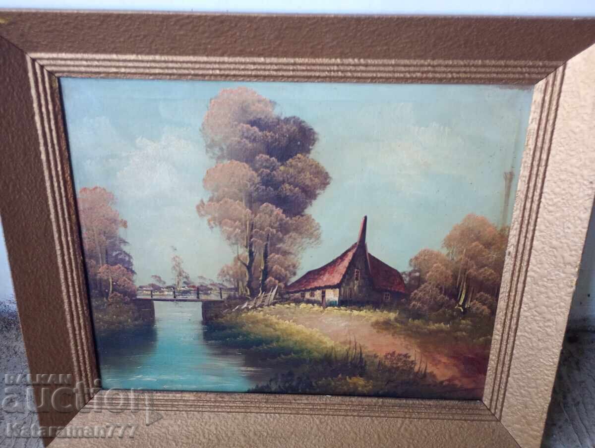 Oil painting on canvas!