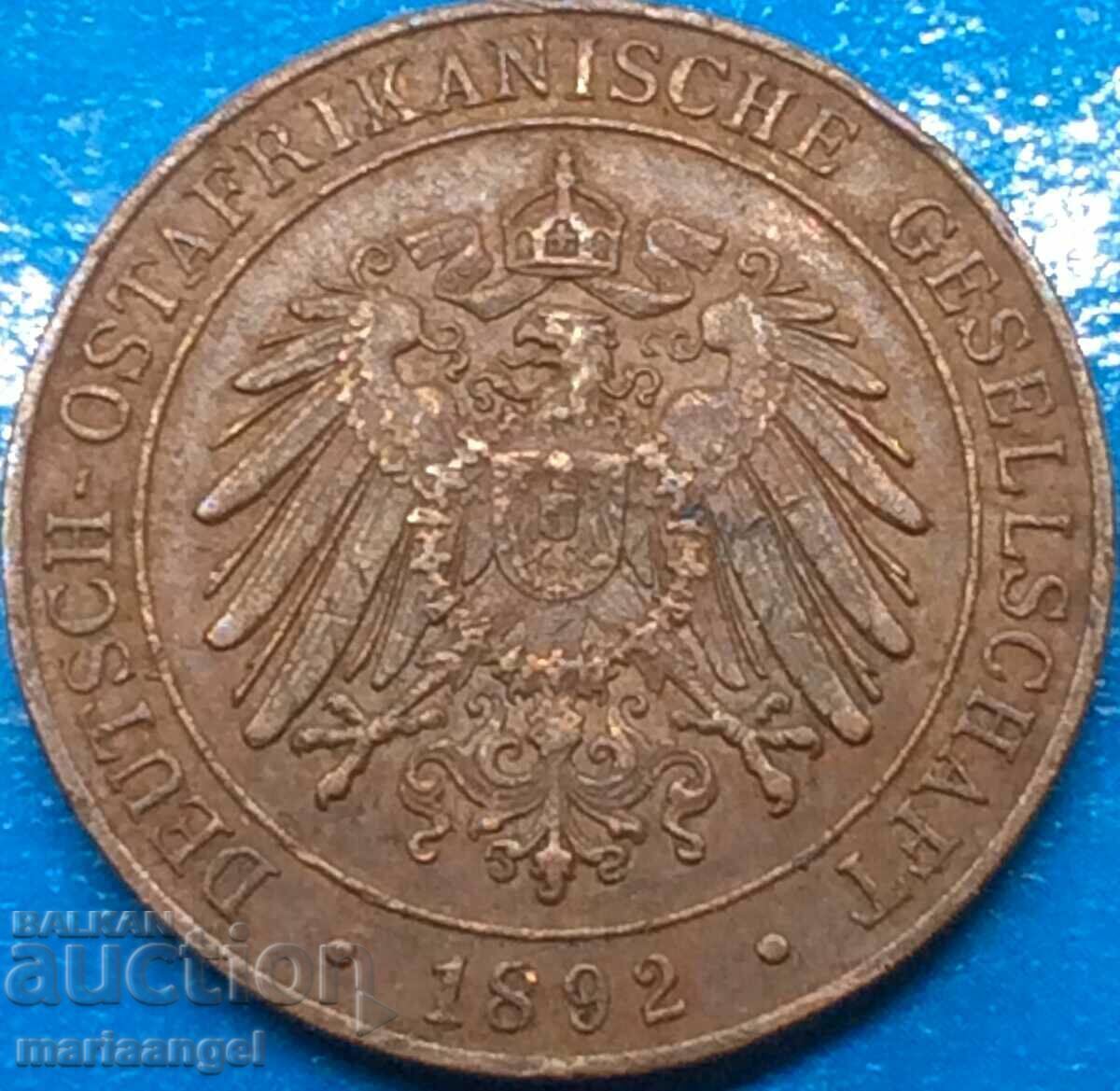 Delivery of German East Africa 1892 1 Meringue (Pesa) 25mm UNC Delivery of German East Africa 1892 1 Meringue (Pesa) 25mm UNC