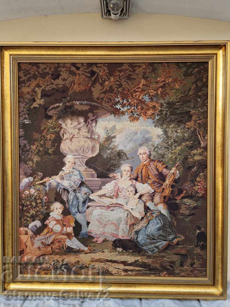 Auction  Unique large antique Dutch tapestry