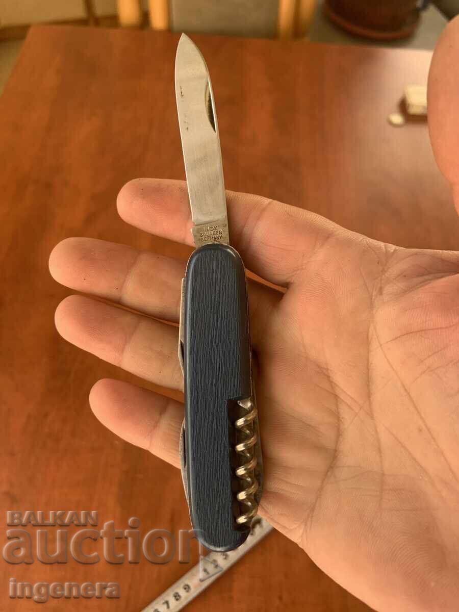 НОЖ СГЪВАЕМ НОЖКА СТАРИННА ОСТРИЕ-СОЛИНГЕН SOLINGEN с цена 79.00 лв. | € 40.39