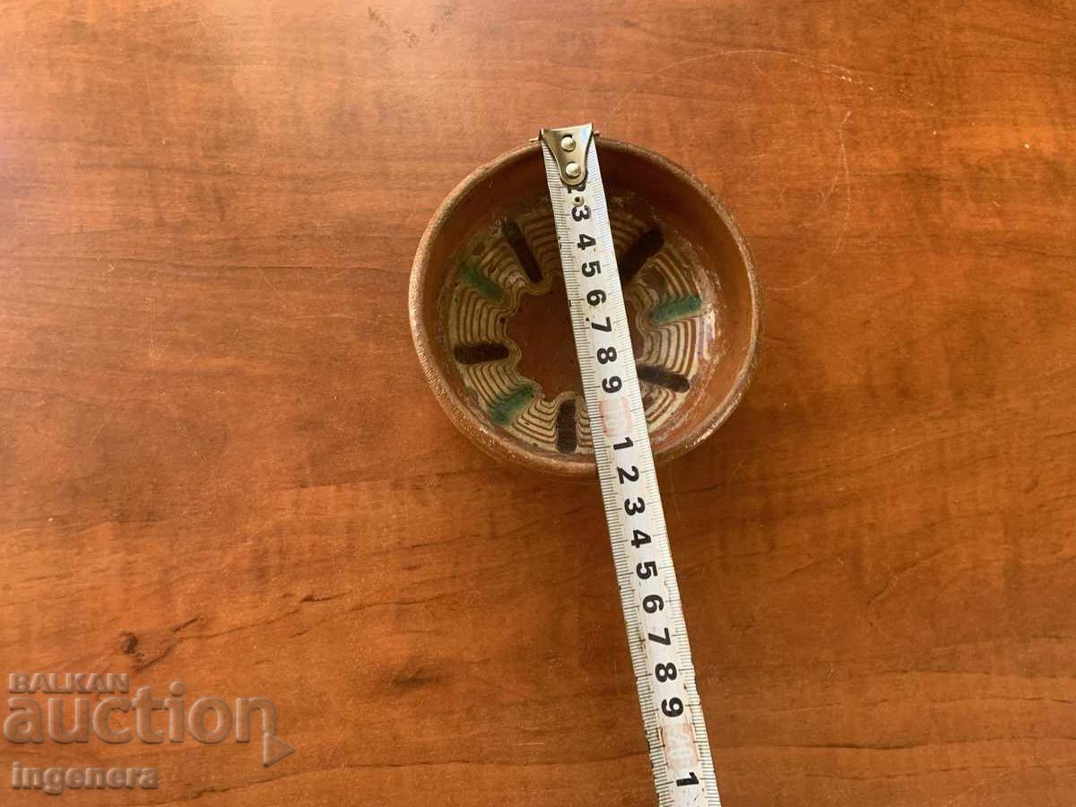 Аукцион ПАНИЦА КУПА КЕРАМИКА ГЛЕЧ СТАРИННА РИСУНЪК