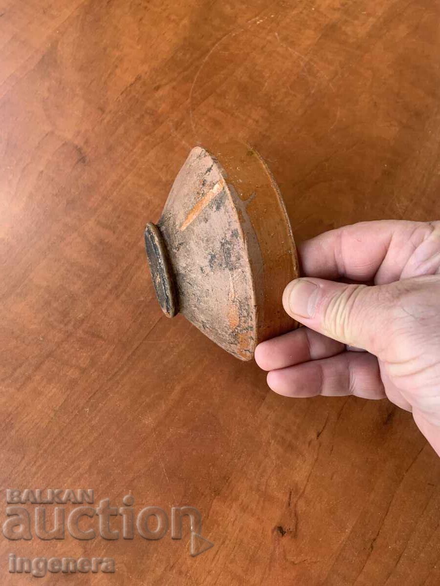 Доставка на ПАНИЦА КУПА КЕРАМИКА ГЛЕЧ СТАРИННА РИСУНЪК