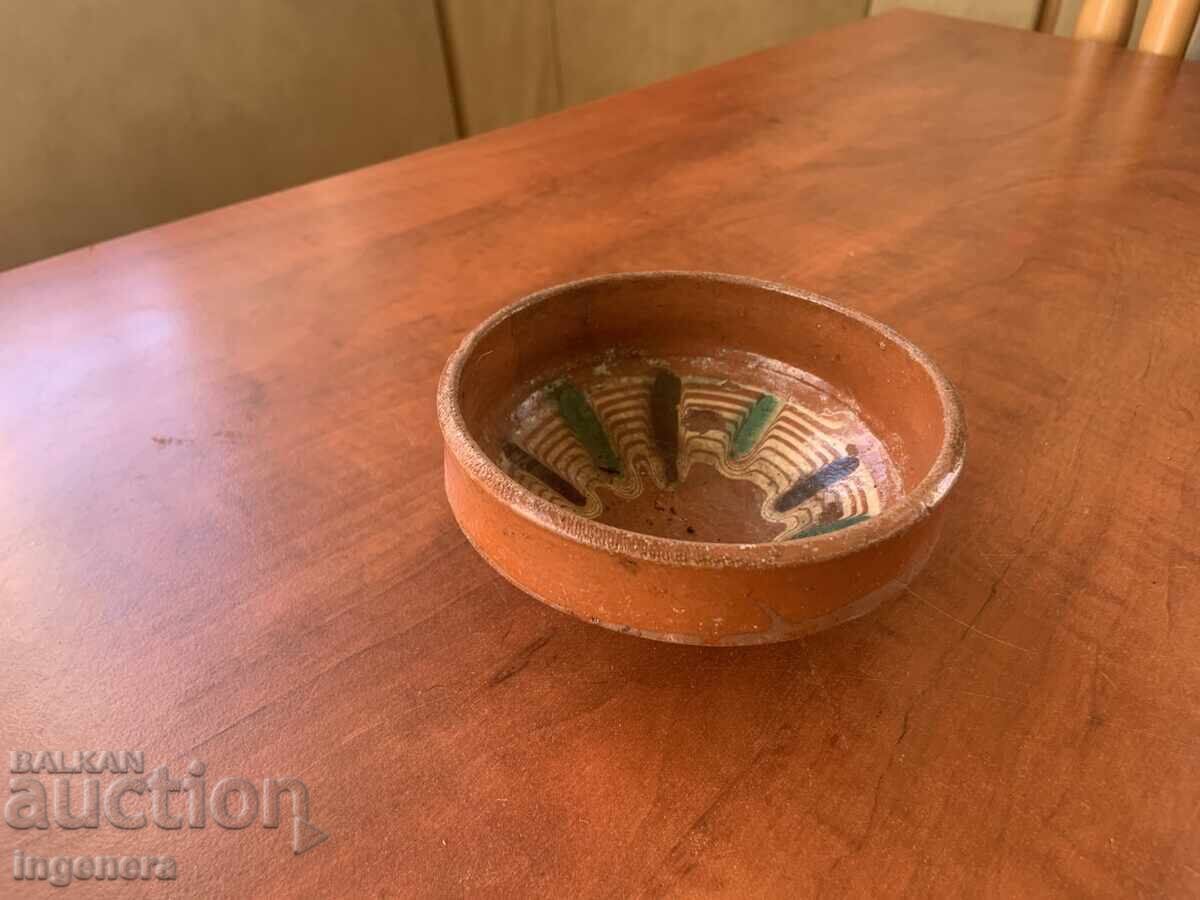 ПАНИЦА КУПА КЕРАМИКА ГЛЕЧ СТАРИННА РИСУНЪК
