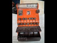 Retro cash register toy tin
