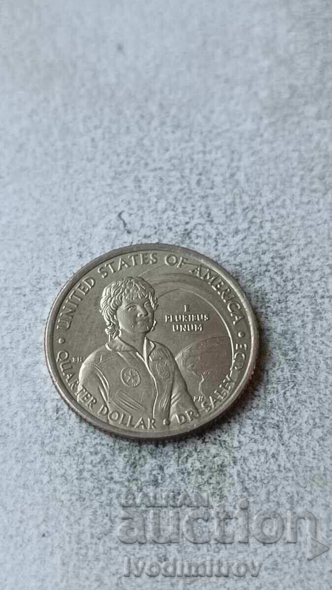 USA 25 Cents 2022 P Dr. Sally Ride