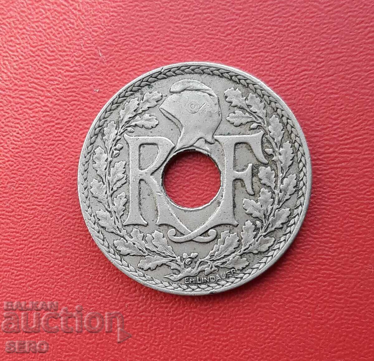 France-25 cents 1921 with price 0.60 BGN | € 0.31