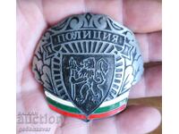 Poliție! Emblema, insignă cocardă pentru șapcă, originală!