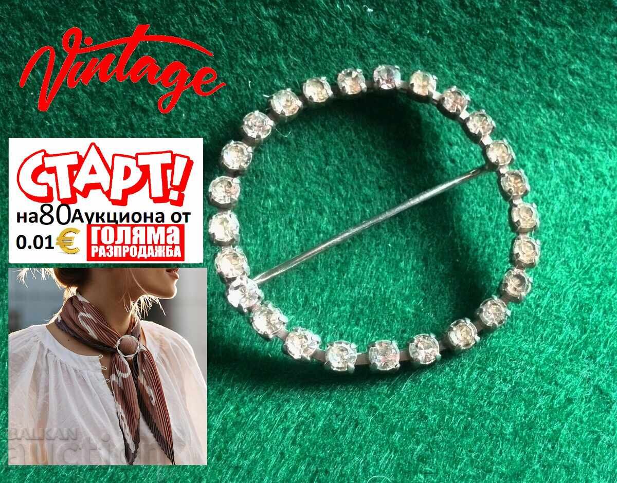 Χαλκάς καραμούλα για κασκόλ, για γυναίκες και κορίτσια