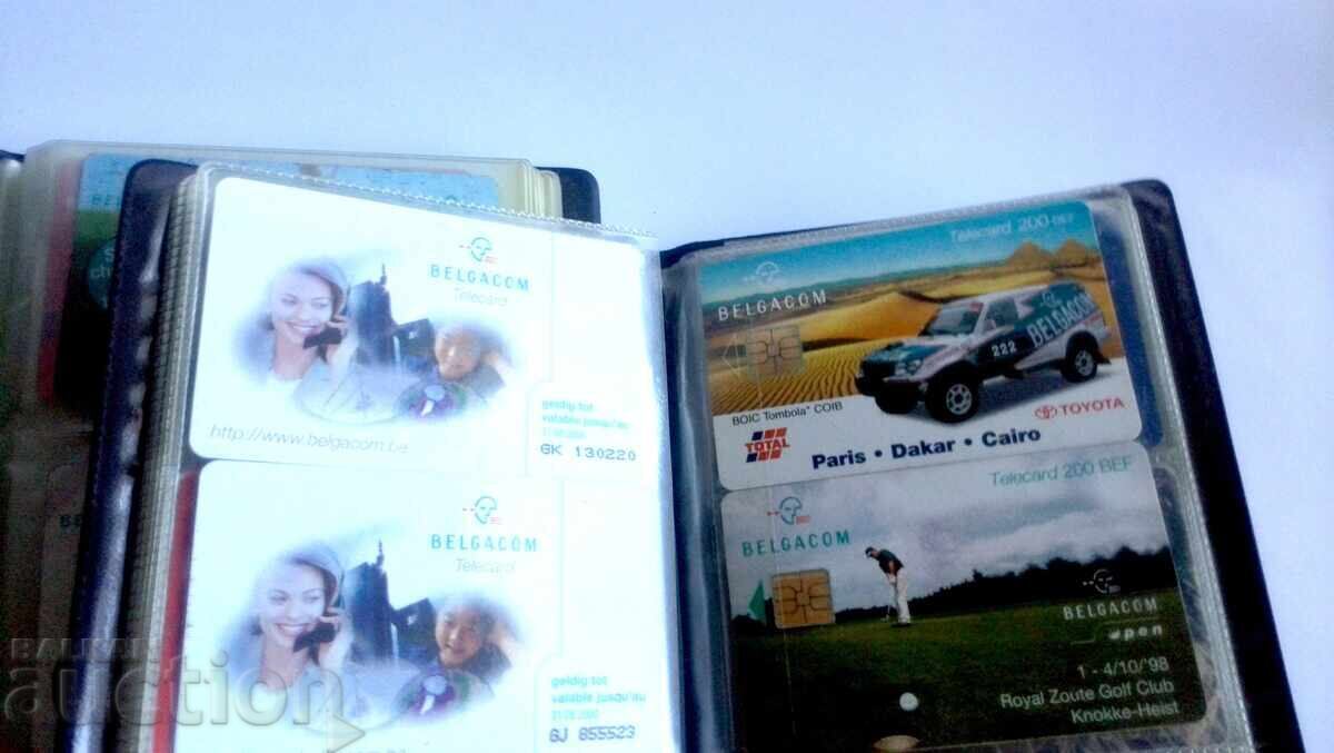 Аукцион Фонокарти - Колекции 106 броя някои със позлатени чипове Аукцион Фонокарти - Колекции 106 броя някои със позлатени чипове