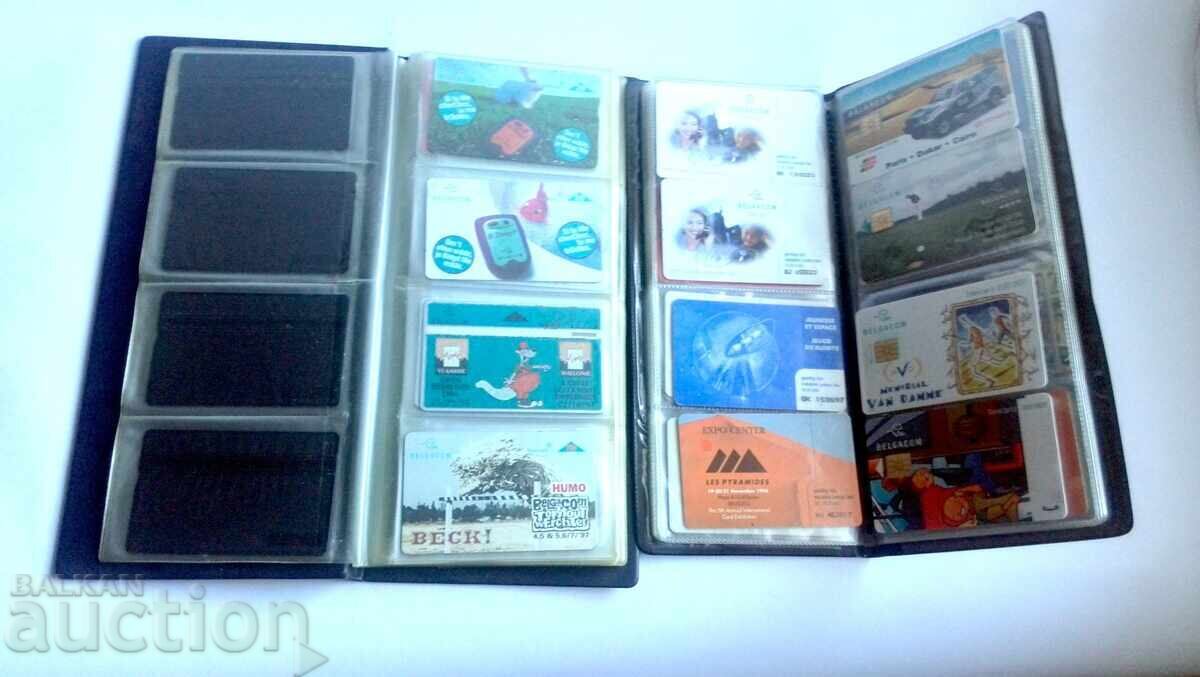 Фонокарти - Колекции 106 броя някои със позлатени чипове Фонокарти - Колекции 106 броя някои със позлатени чипове