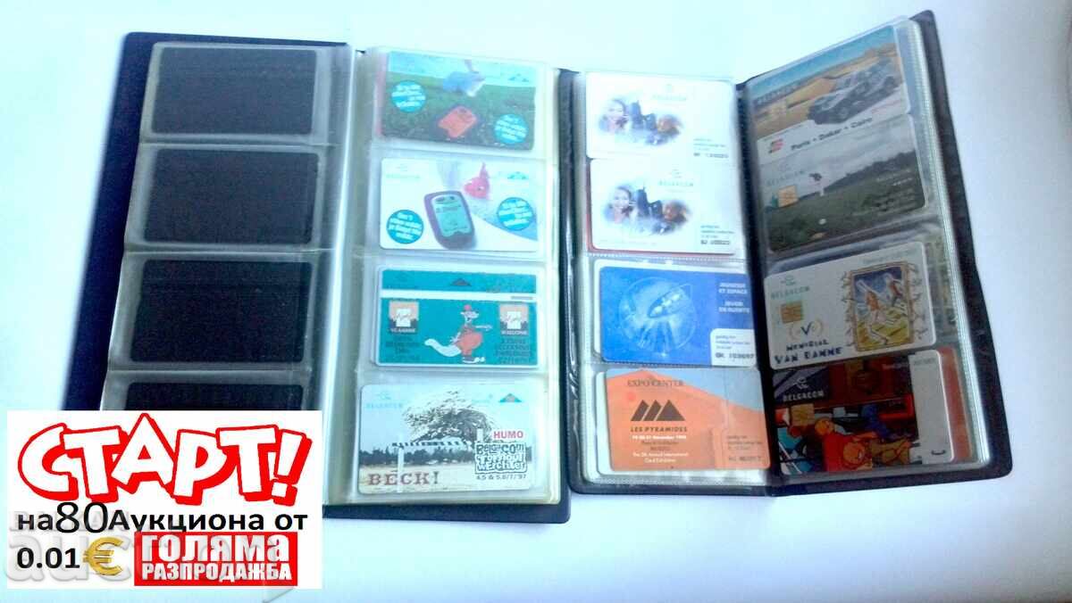 Carduri de fonograf - Colecții 106 bucăți, unele cu cipuri aurite