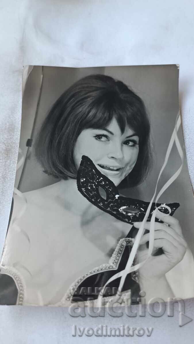 Ευχετήρια κάρτα Νέα γυναίκα Ευχετήρια κάρτα Νέα γυναίκα