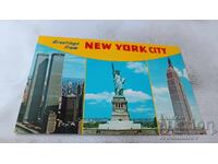 Postcard New York City Collage 1982