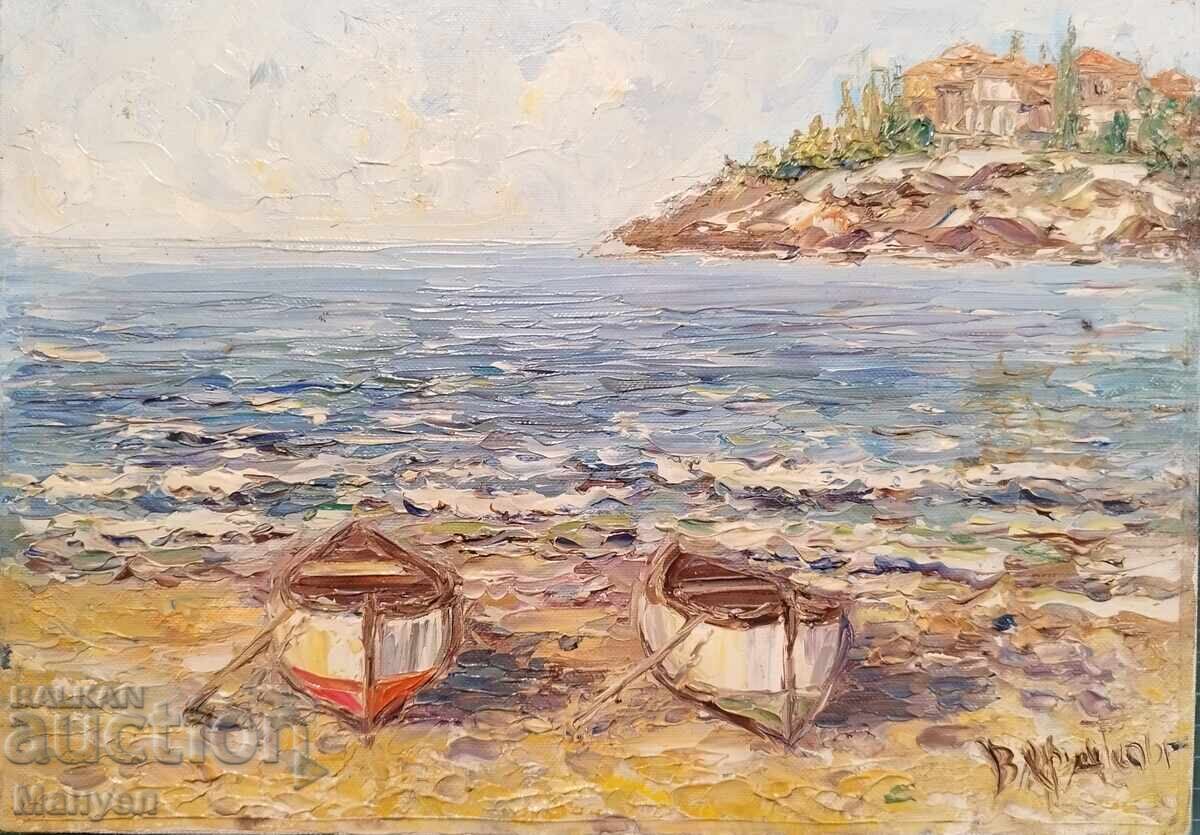 Από τη Μαύρη Θάλασσα, λάδι Βέρα Γεωργκ