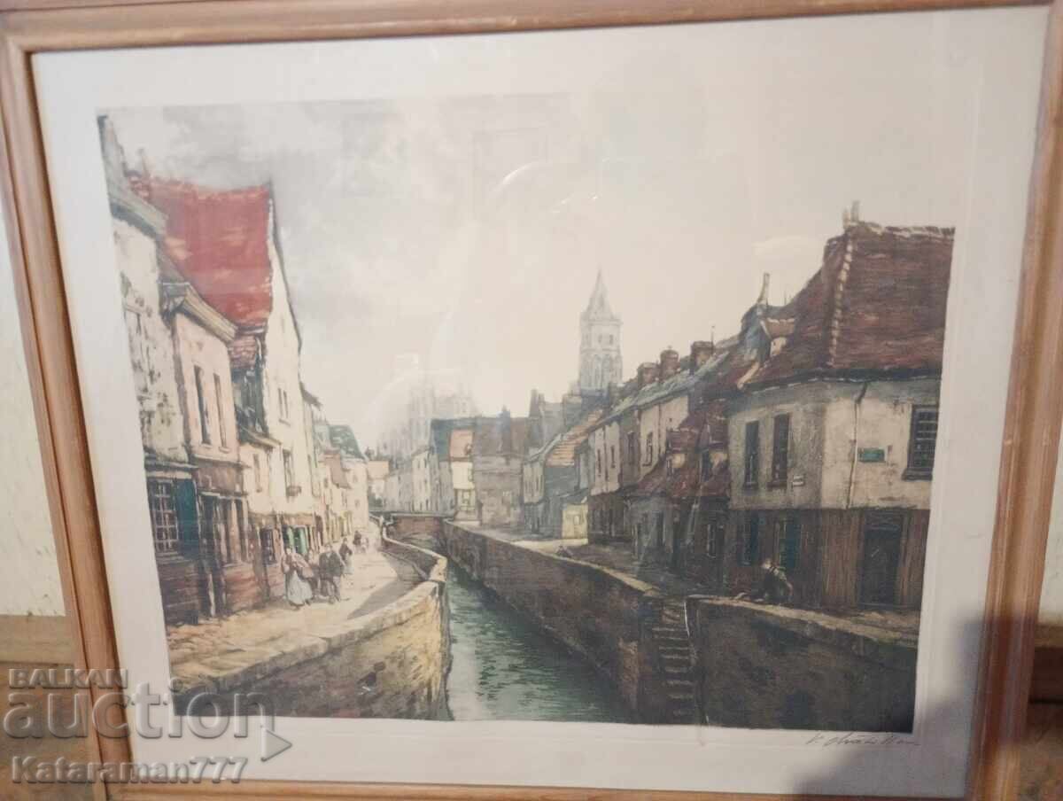 Acuarelă de artist cunoscut!