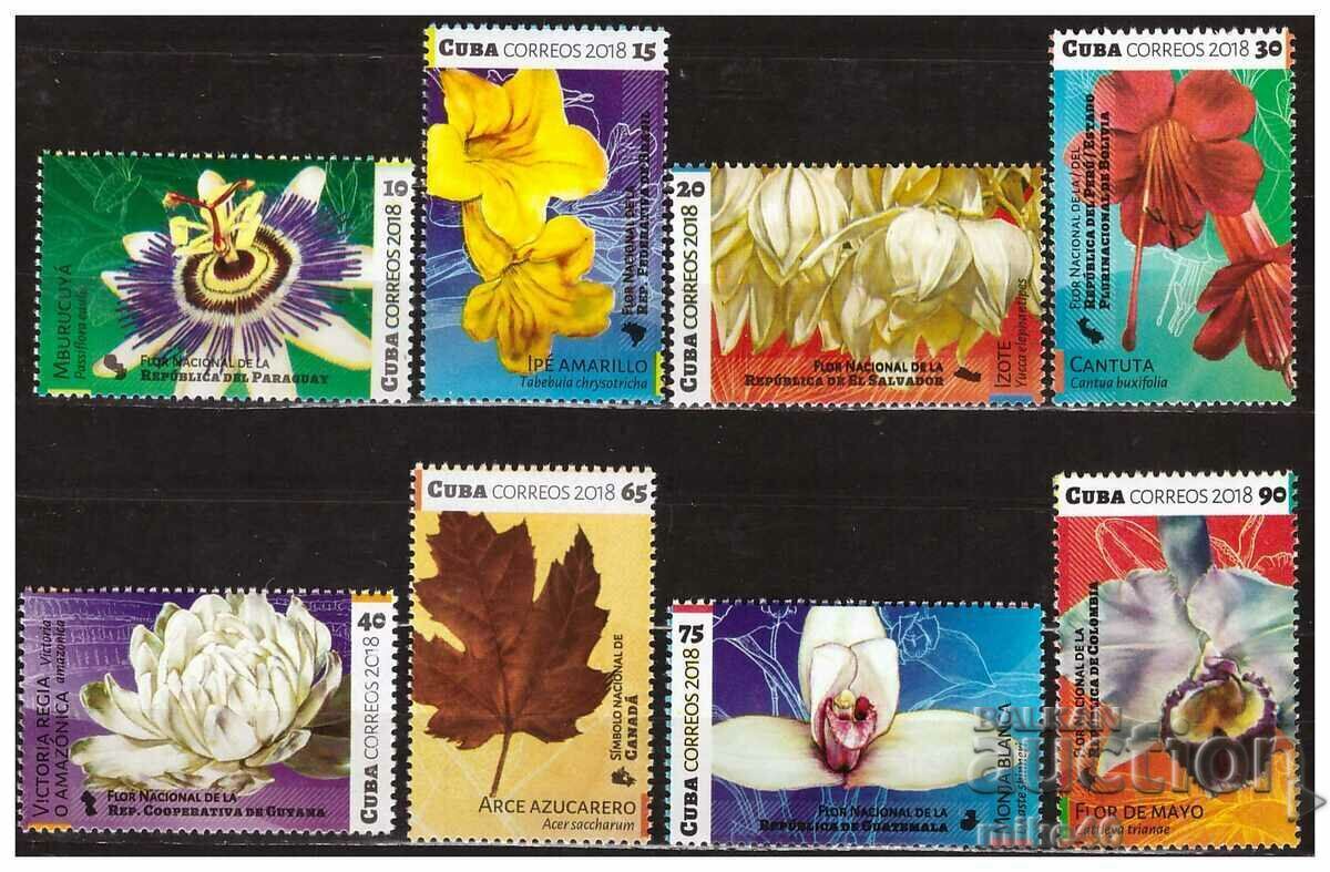 CUBA 2018 FLORI serie pure
