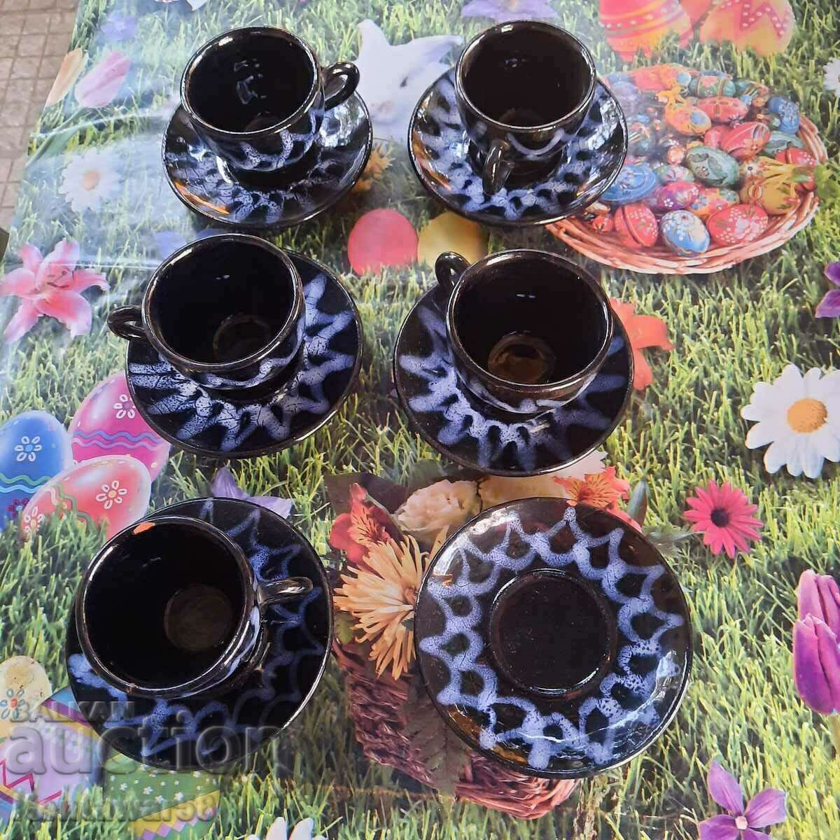 Set de cafea din ceramică