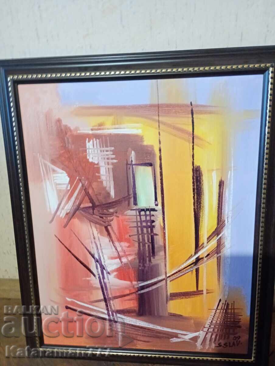 Auction  Abstract paintings!