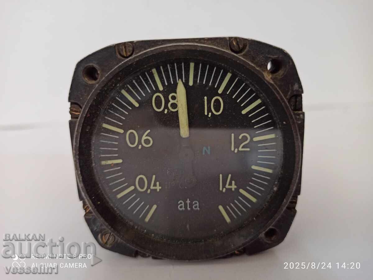 Old aviation instrument from a World War II aircraft with price 89.00 BGN | € 45.50