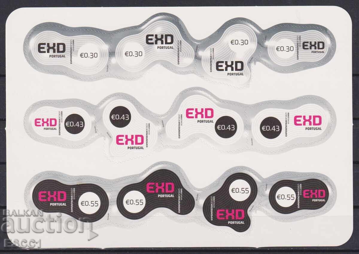 Чисти марки в лист Експериментален дизайн 2003 от Португалия Чисти марки в лист Експериментален дизайн 2003 от Португалия