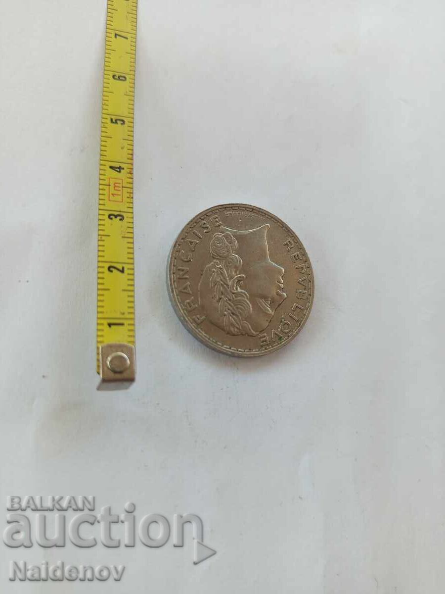 5 φράγκα 1933 εκ με τιμή 10.00 BGN | € 5.11