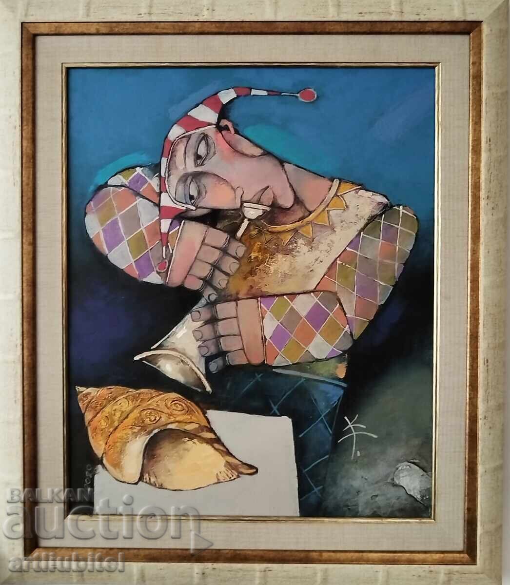 Krystyo Todorov-Ketsa / 1959-2022 / Painting 72x62 cm. +gift
