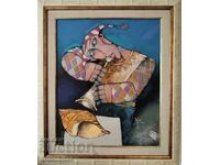 Krystyo Todorov-Ketsa / 1959-2022 / Painting 72x62 cm. +gift