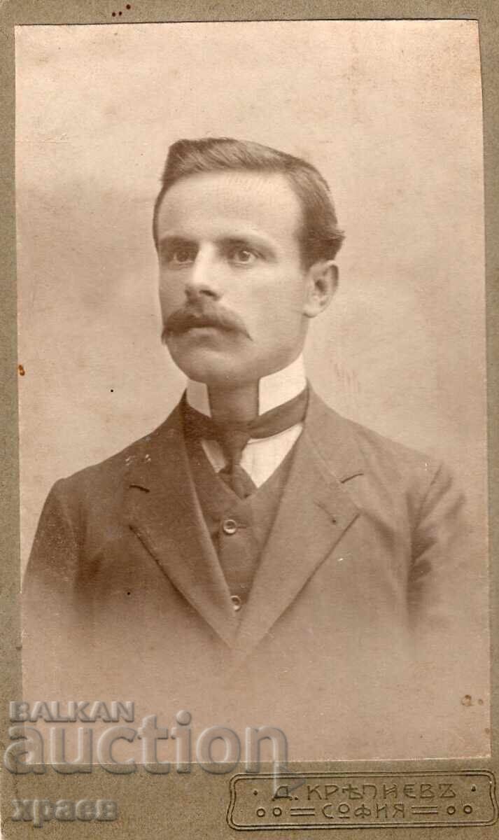 СТАРА ФОТОГРАФИЯ - КАРТОН - КРЕПИЕВ /ВЕНЕРА/– СОФИЯ - М2494