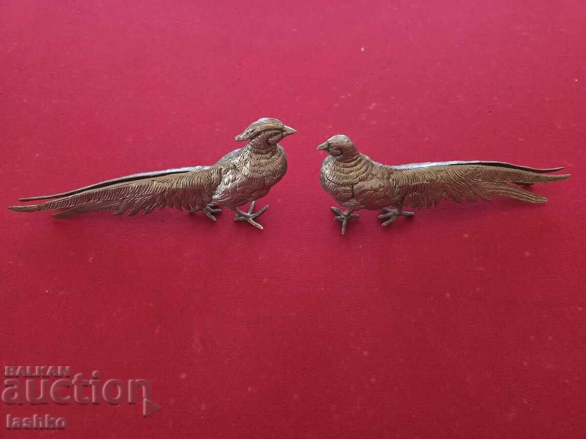 Σετ ορειχάλκινων φασιανών Σετ ορειχάλκινων φασιανών