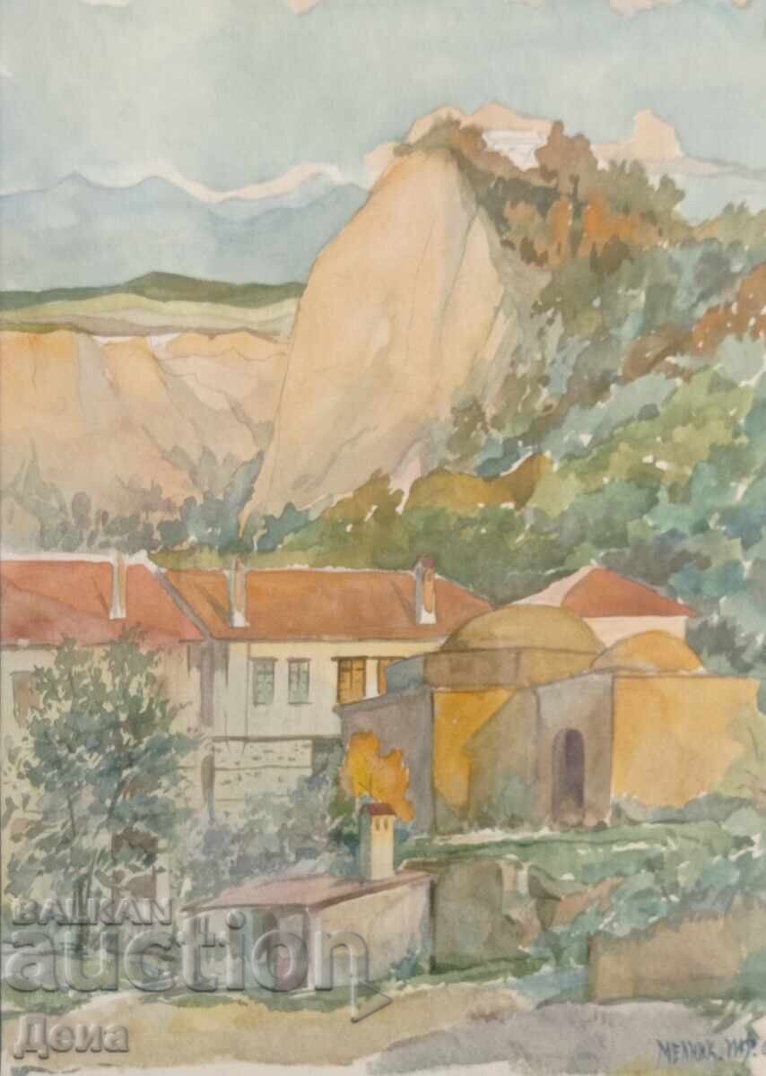 Acuarelă Ilia Filipov 2003 cu preț 90.00 BGN | € 46.02 Acuarelă Ilia Filipov 2003 cu preț 90.00 BGN | € 46.02