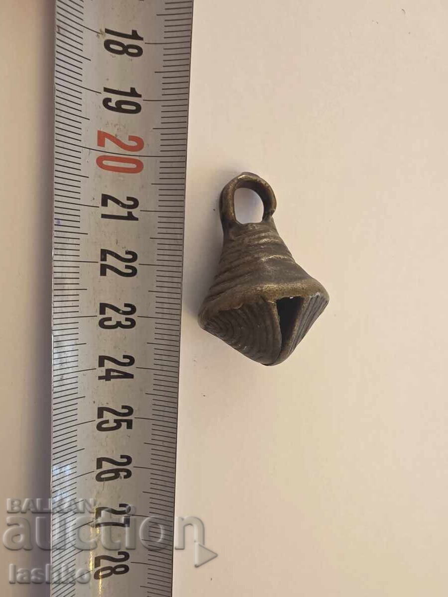 Bronze "nut" type horse cart bell - 19th century - 5