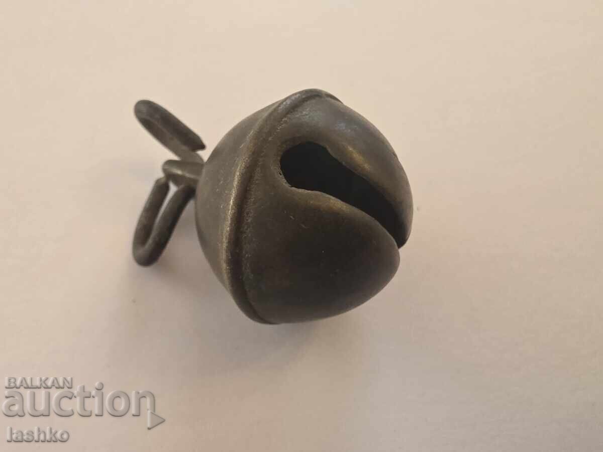 Bronze bell for horse harness, "walnut" type