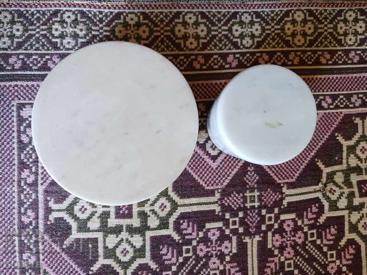 Marble ashtray and vase - pencil holder - 5