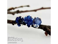 Ασημένιο δαχτυλίδι με ακατέργαστα Ζαφείρια