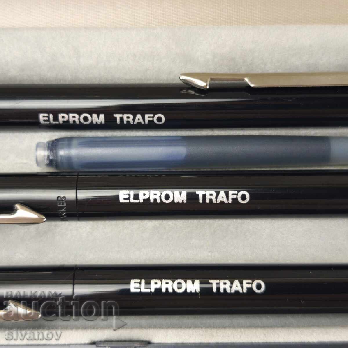 Starter set of Parker Vector#6170 ballpoint pen, fountain pen, and pencil with price 39.99 BGN | € 20.45