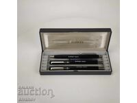 Starter set of Parker Vector#6170 ballpoint pen, fountain pen, and pencil