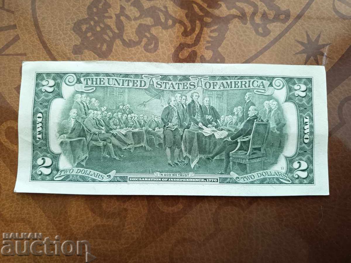 Licitație Bancnotă SUA 2 dolari din 2009 Atlanta, Georgia Licitație Bancnotă SUA 2 dolari din 2009 Atlanta, Georgia