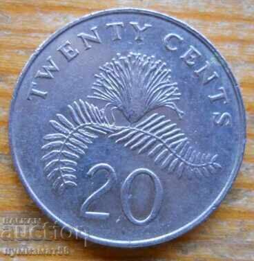 20 cents 1986 - Singapore