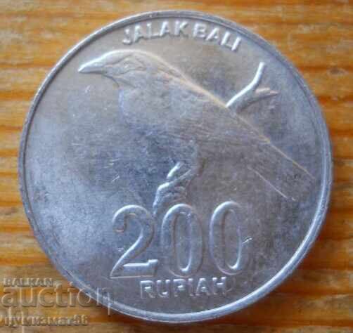 200 рупии 2008 г - Индонезия 200 рупии 2008 г - Индонезия