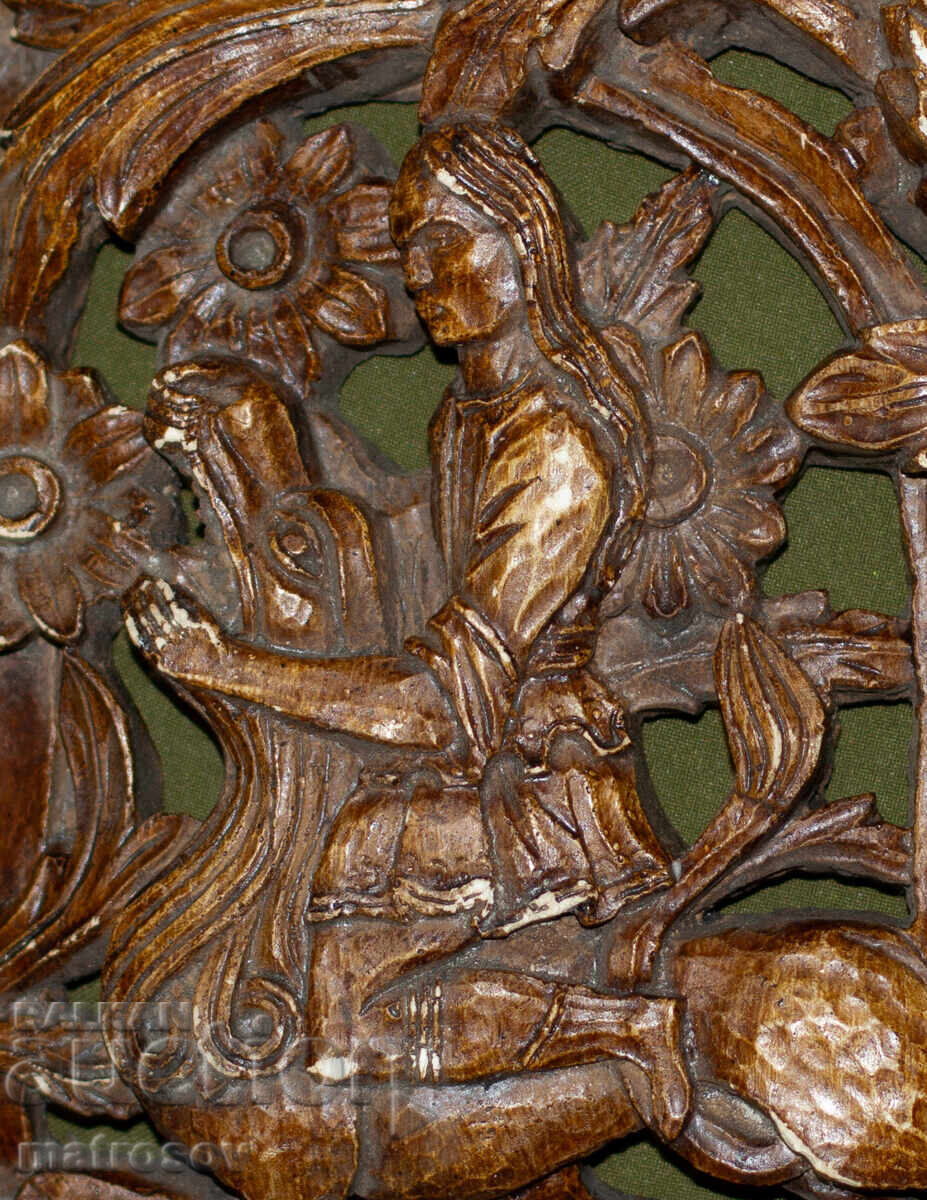 Барелеф, гипсово пано на Св. Георги с цена 70.00 лв. | € 35.79