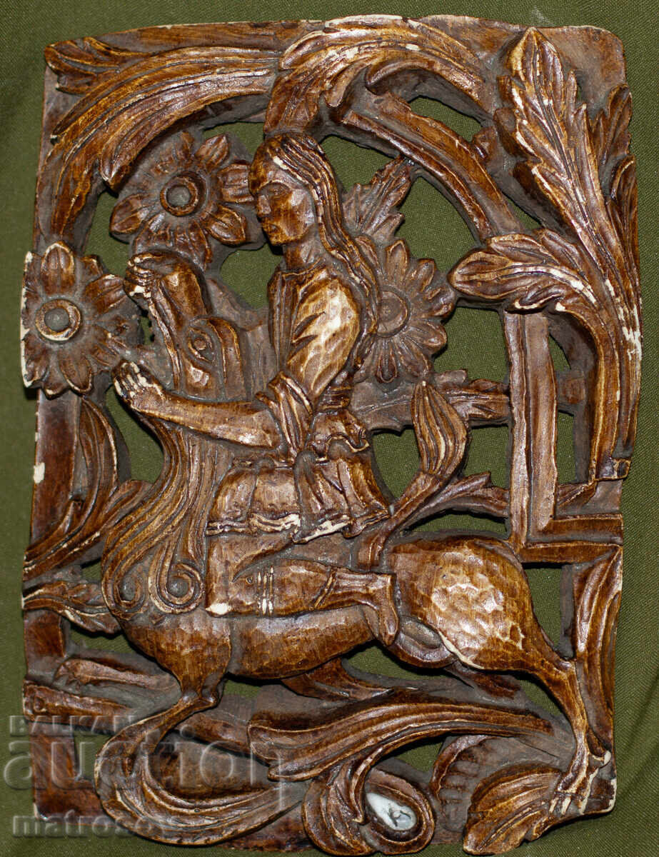 Доставка на Барелеф, гипсово пано на Св. Георги