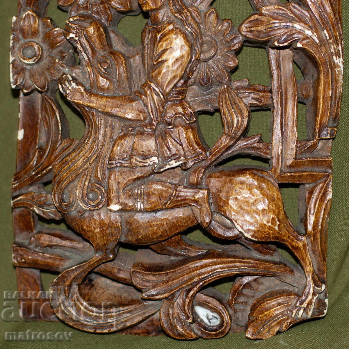 Барелеф, гипсово пано на Св. Георги - 6