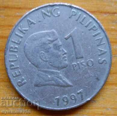 1 песо 1997 г  - Филипини