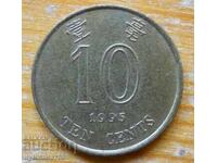 10 cents 1995 - Hong Kong